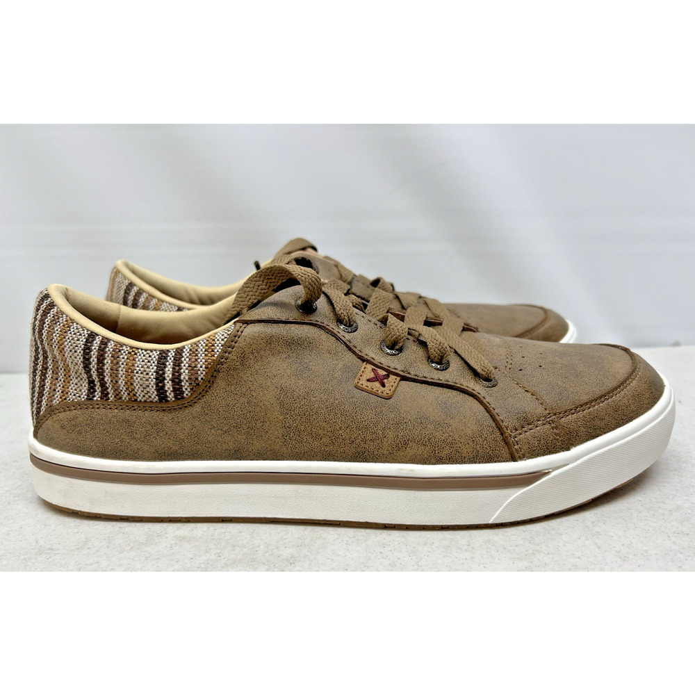 TWISTED X Men's 11.5 M Casual Shoes Size Lace Up Leather Brown Bomber MCA0055